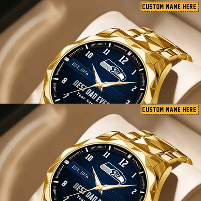 SEA Best Dad Ever Luxury Diamond Watch Father's Day Gift