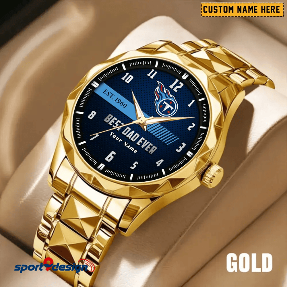 TT Best Dad Ever Luxury Diamond Watch Father's Day Gift