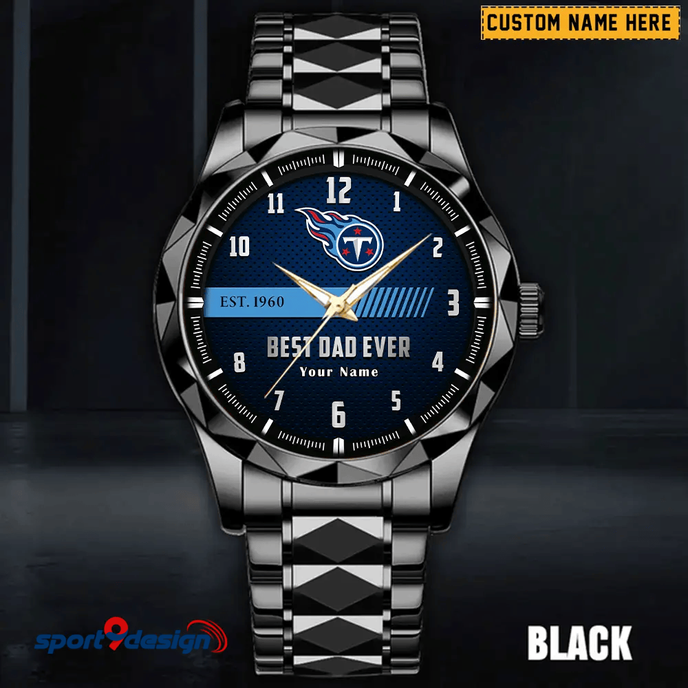 TT Best Dad Ever Luxury Diamond Watch Father's Day Gift