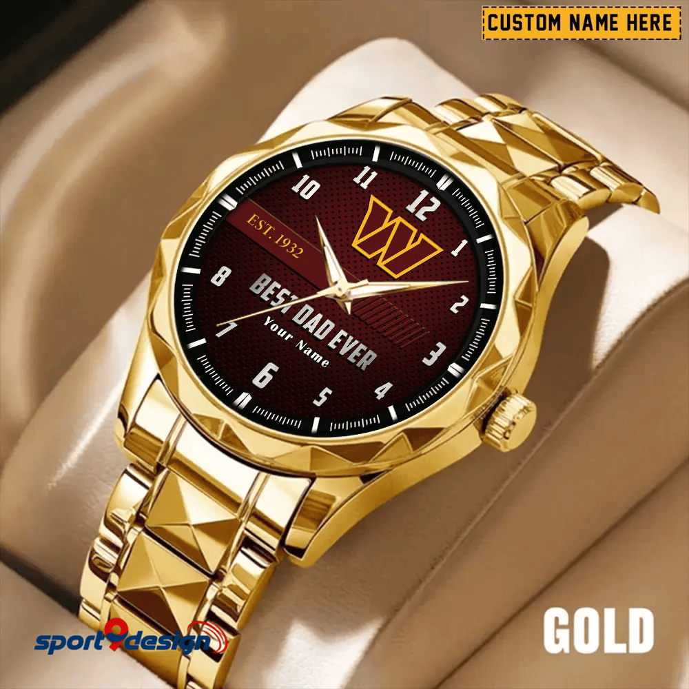 WC Best Dad Ever Luxury Diamond Watch Father's Day Gift