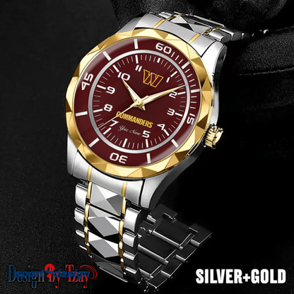 WC Best Dad Ever Luxury Diamond Watch Father's Day Gift