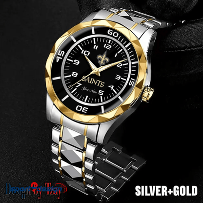 NOS Best Dad Ever Luxury Diamond Watch Father's Day Gift
