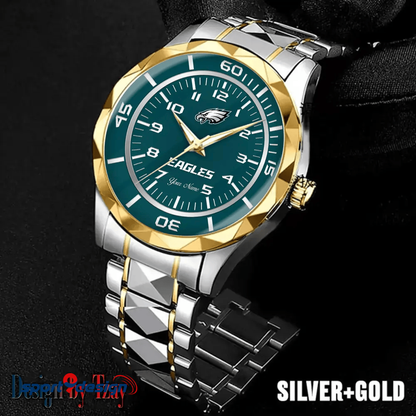 PE Best Dad Ever Luxury Diamond Watch Father's Day Gift