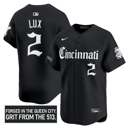 Men's Cincinnati Reds 'Gothic Queen City Edition' Vapor Premier Limited Jersey - All Stitched