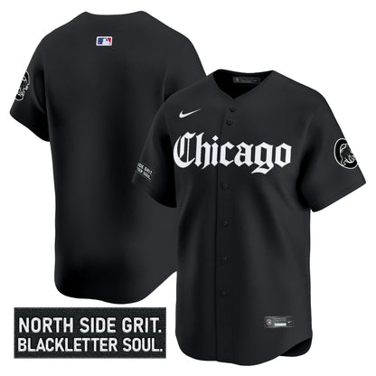 Men's Chicago Cubs 'Gothic North Side Edition' Vapor Premier Limited Jersey V2 - All Stitched