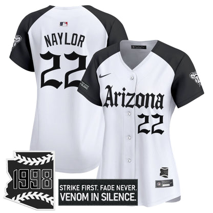 Women's Arizona Diamondbacks 'Gothic Desert Fang Edition' Vapor Premier Limited Jersey - All Stitched