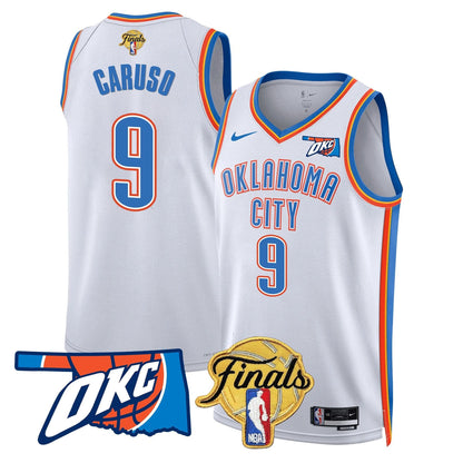 Men's Oklahoma City Thunder Jersey - Final Patch - All Stitched