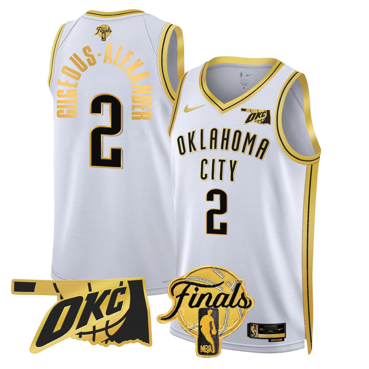 Men's Oklahoma City Thunder Jersey - Final Patch - All Stitched
