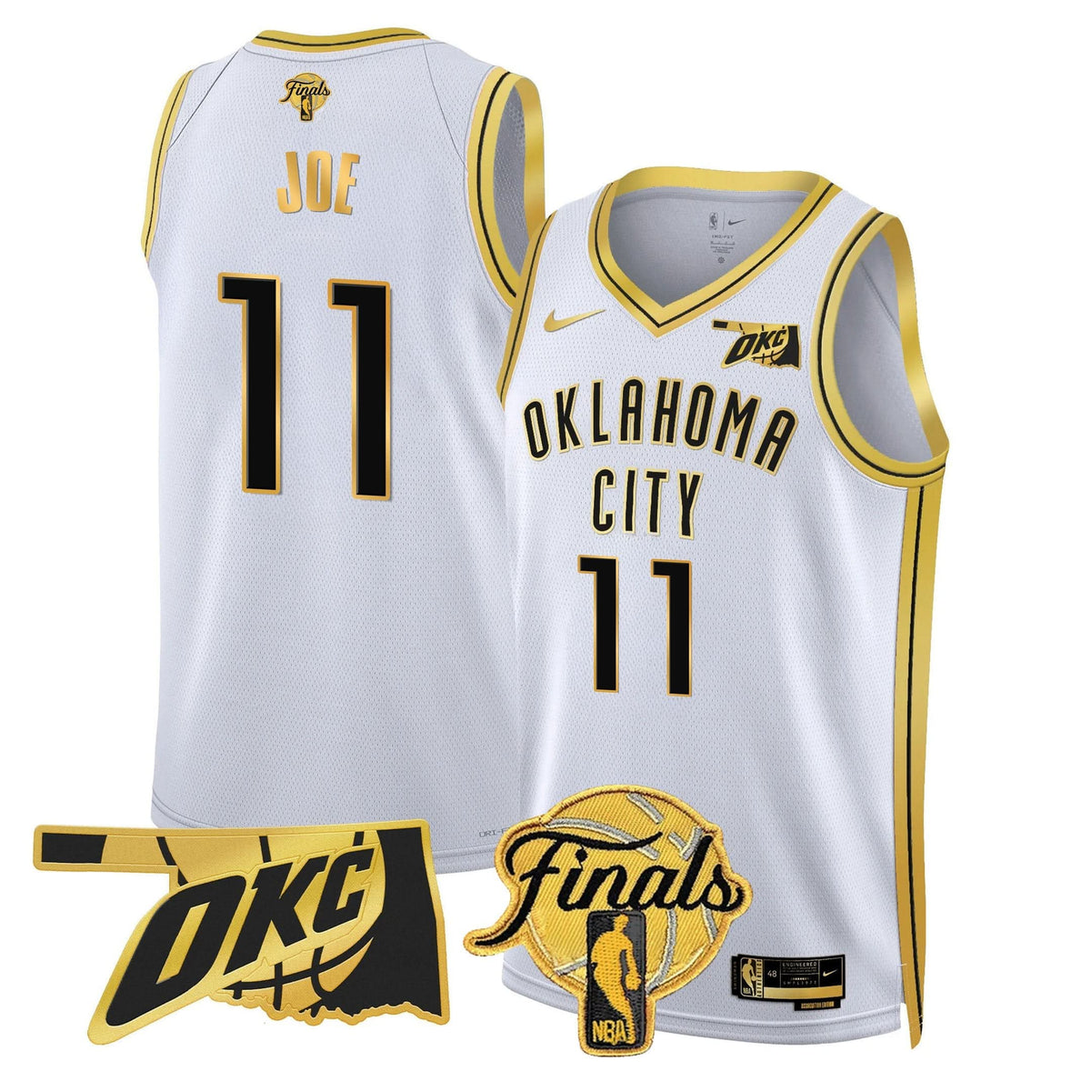 Men's Oklahoma City Thunder Jersey - Final Patch - All Stitched