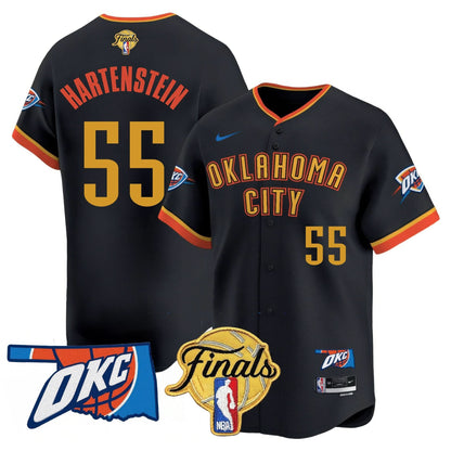 Oklahoma City Thunder Baseball Jersey - Final Patch - All Stitched