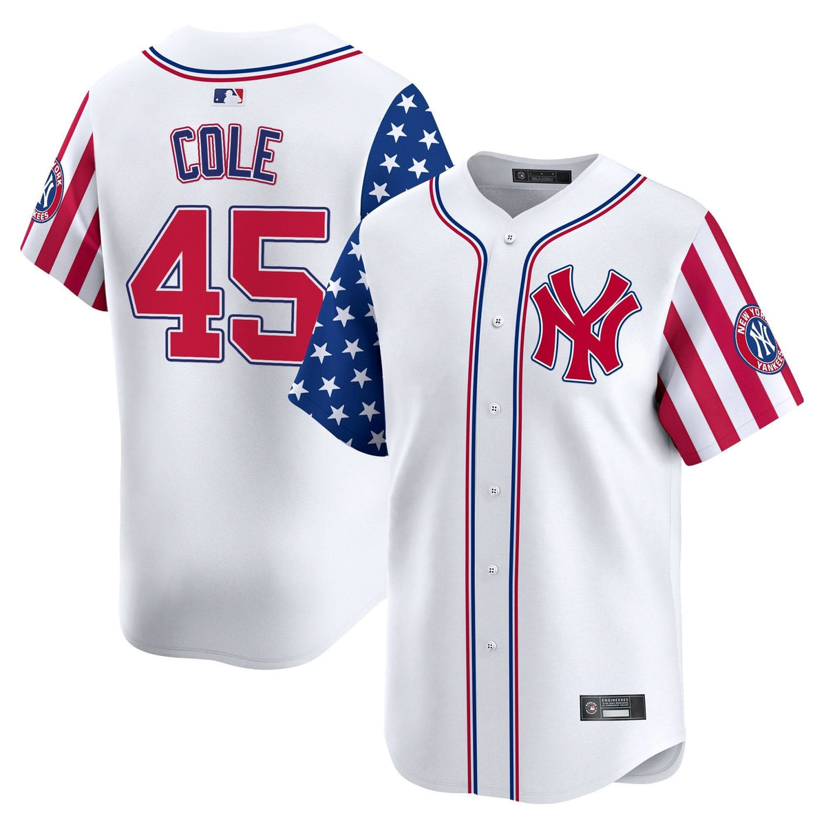 Men's New York Yankees 2025 Independence Day Vapor Premier Limited Jersey - All Stitched