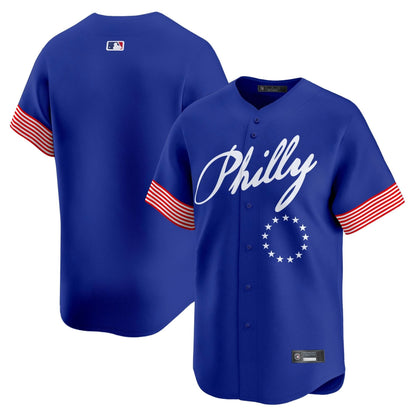 Men's Philadelphia Phillies 2025 Independence Day Vapor Premier Limited Jersey V2 - All Stitched