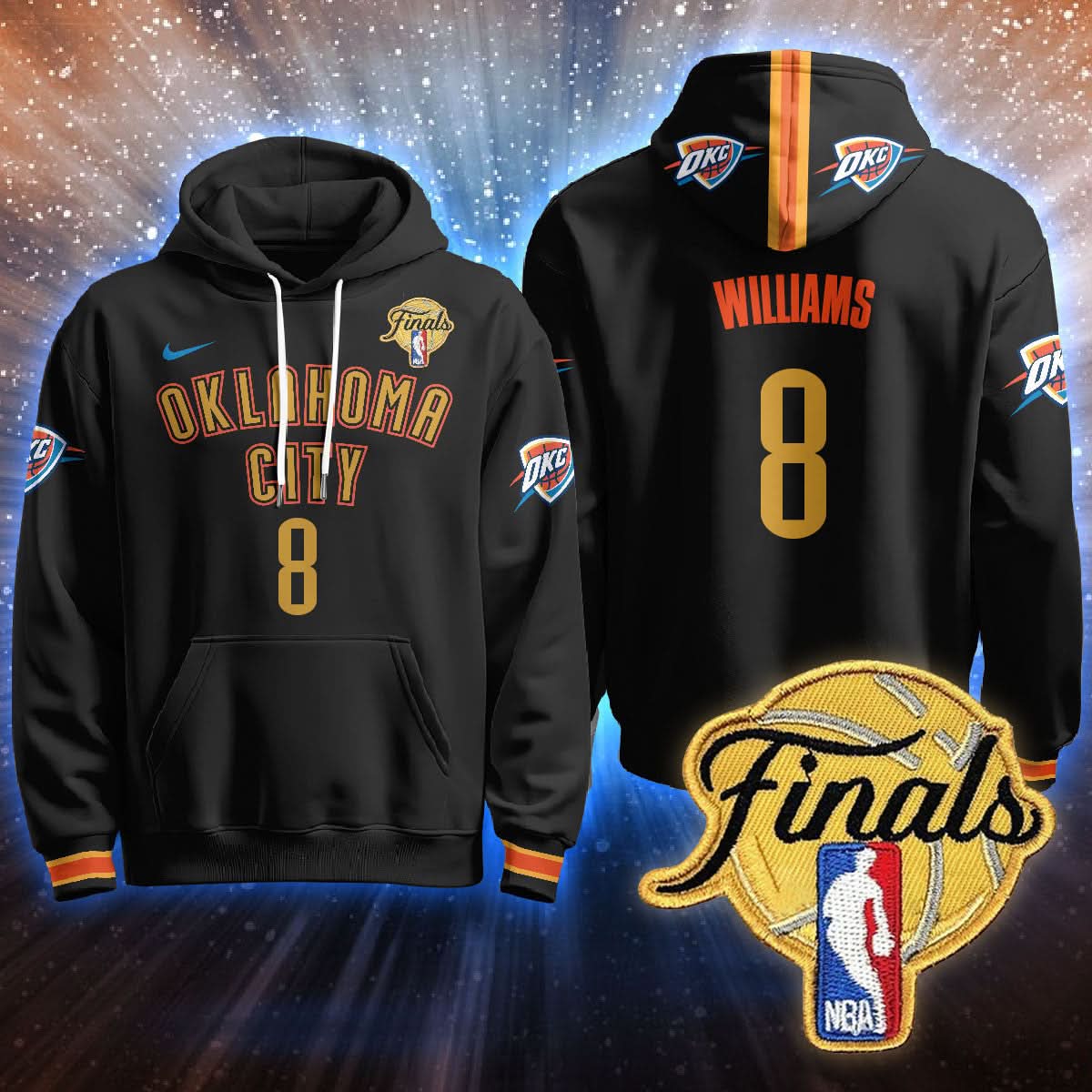 OKC Hoodie - Final Patch - Stitched
