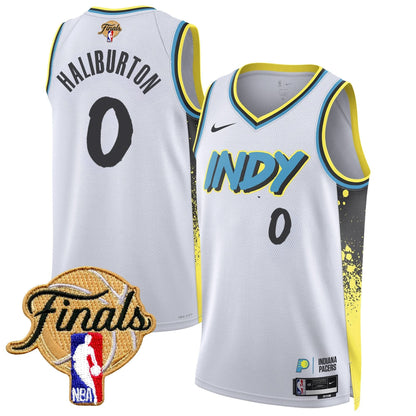 Men's Indiana Pacers 2025 Finals Swingman Jersey - All Stitched