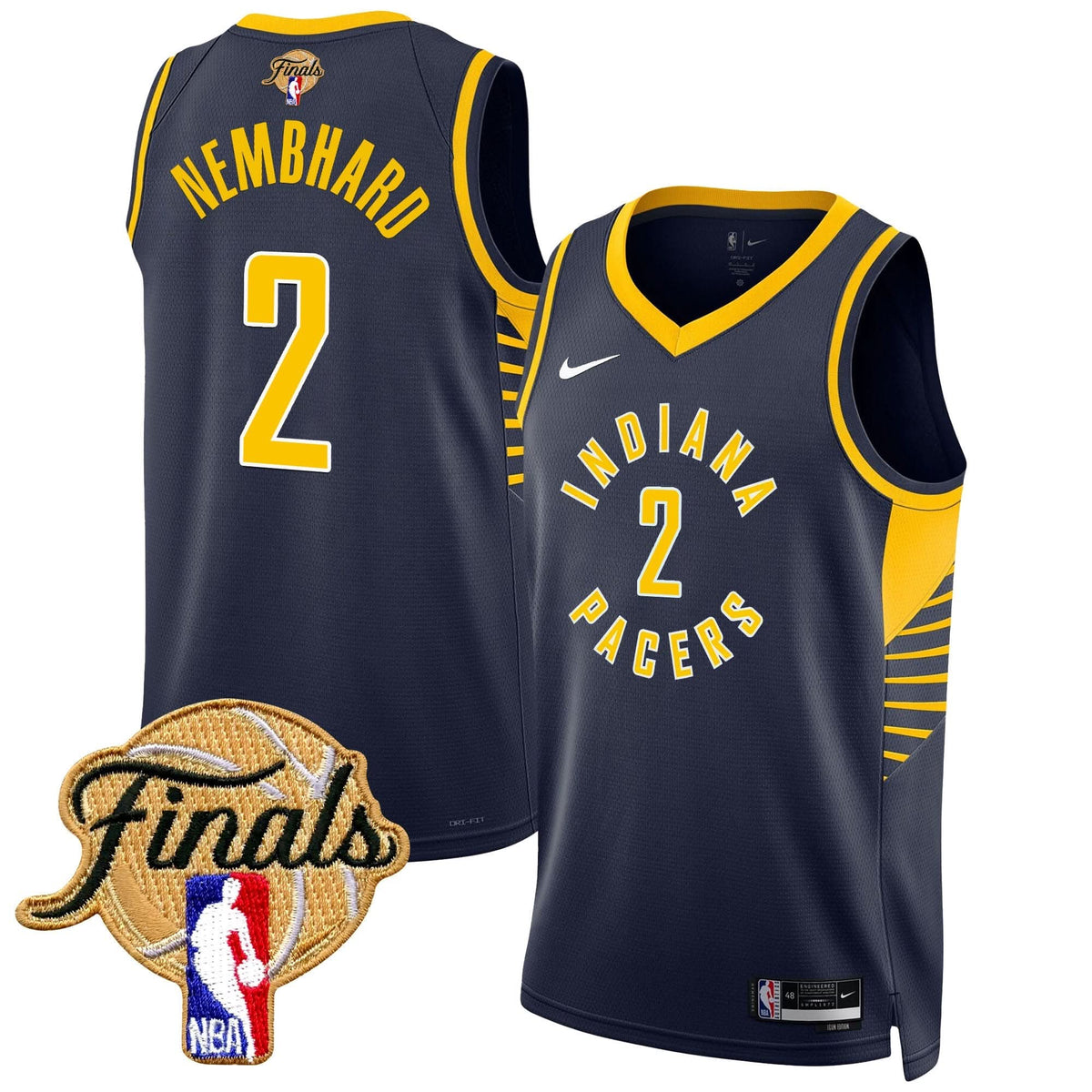 Men's Indiana Pacers 2025 Finals Swingman Jersey - All Stitched