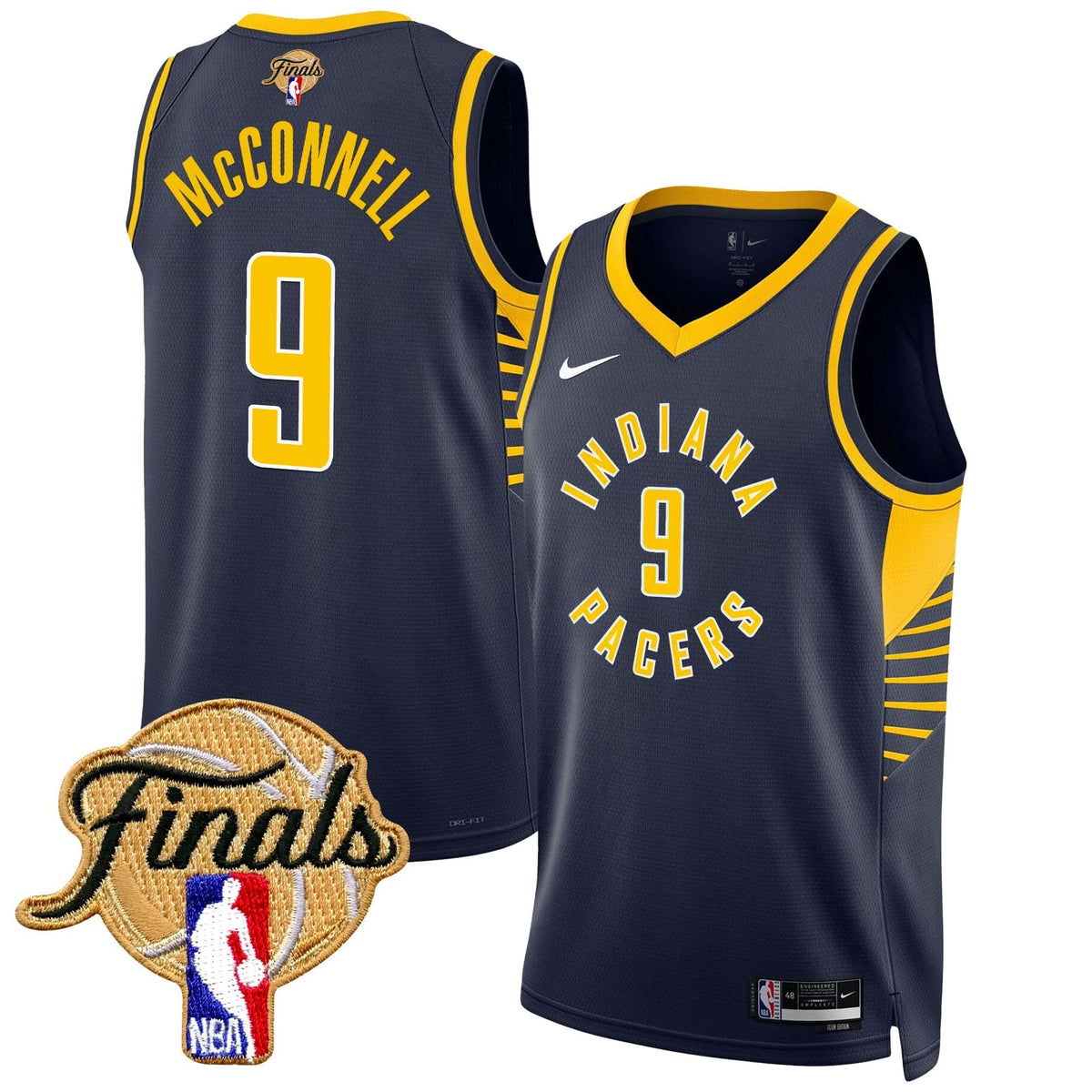 Men's Indiana Pacers 2025 Finals Swingman Jersey - All Stitched