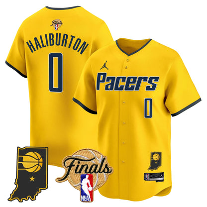 Indiana Pacers 2025 Finals Vapor Baseball Jersey - All Stitched