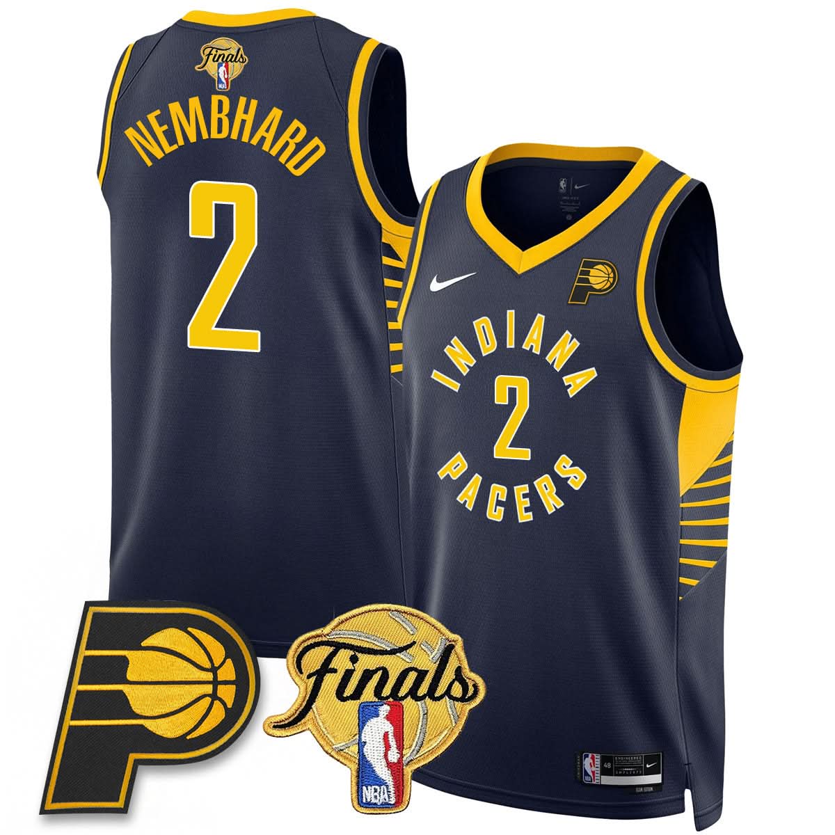 Indiana Pacers Swingman Jersey Final Patch - All Stitched