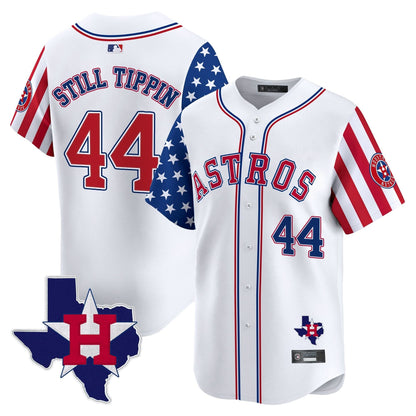 Men's Houston Astros 2025 Independence Day Vapor Premier Limited Jersey - All Stitched
