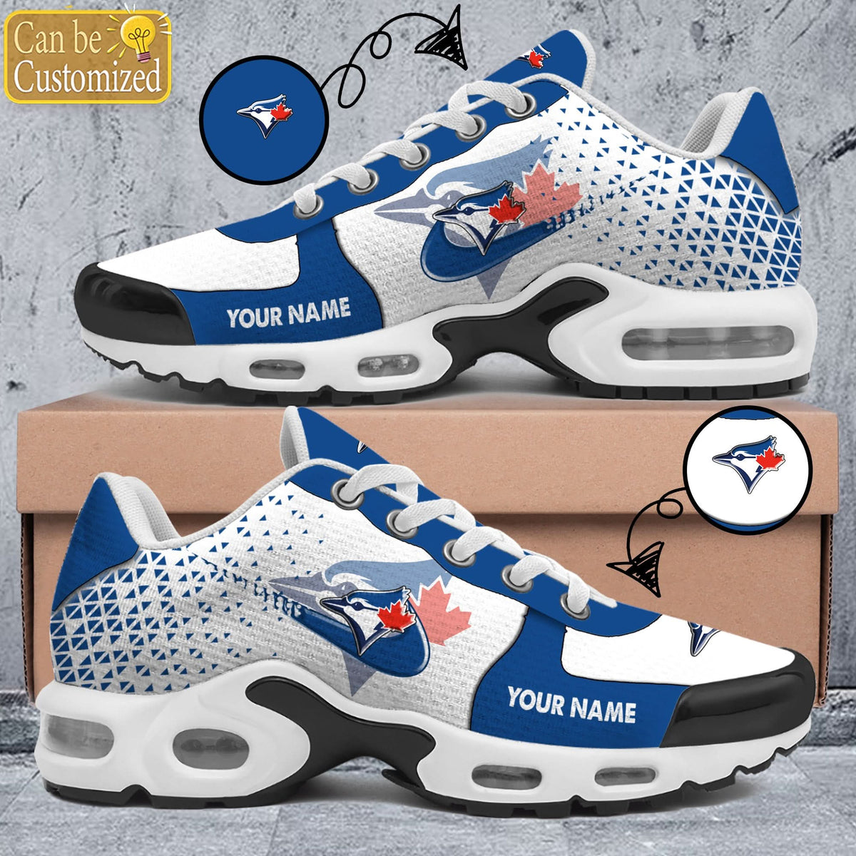 Toronto Blue Jays Premium A951 Shoes Personalized