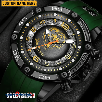 CB Silicon Strap Fashion Wrist Watch Trending 2025