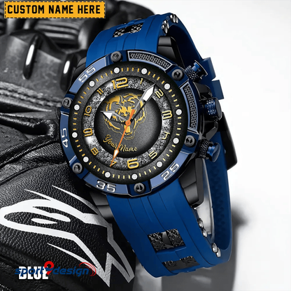 CB Silicon Strap Fashion Wrist Watch Trending 2025