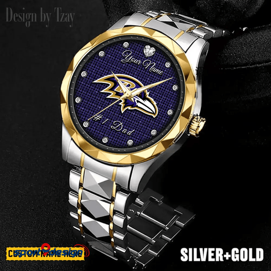 BAL #1 Dad Luxury Diamond Watch Father's Day Gift