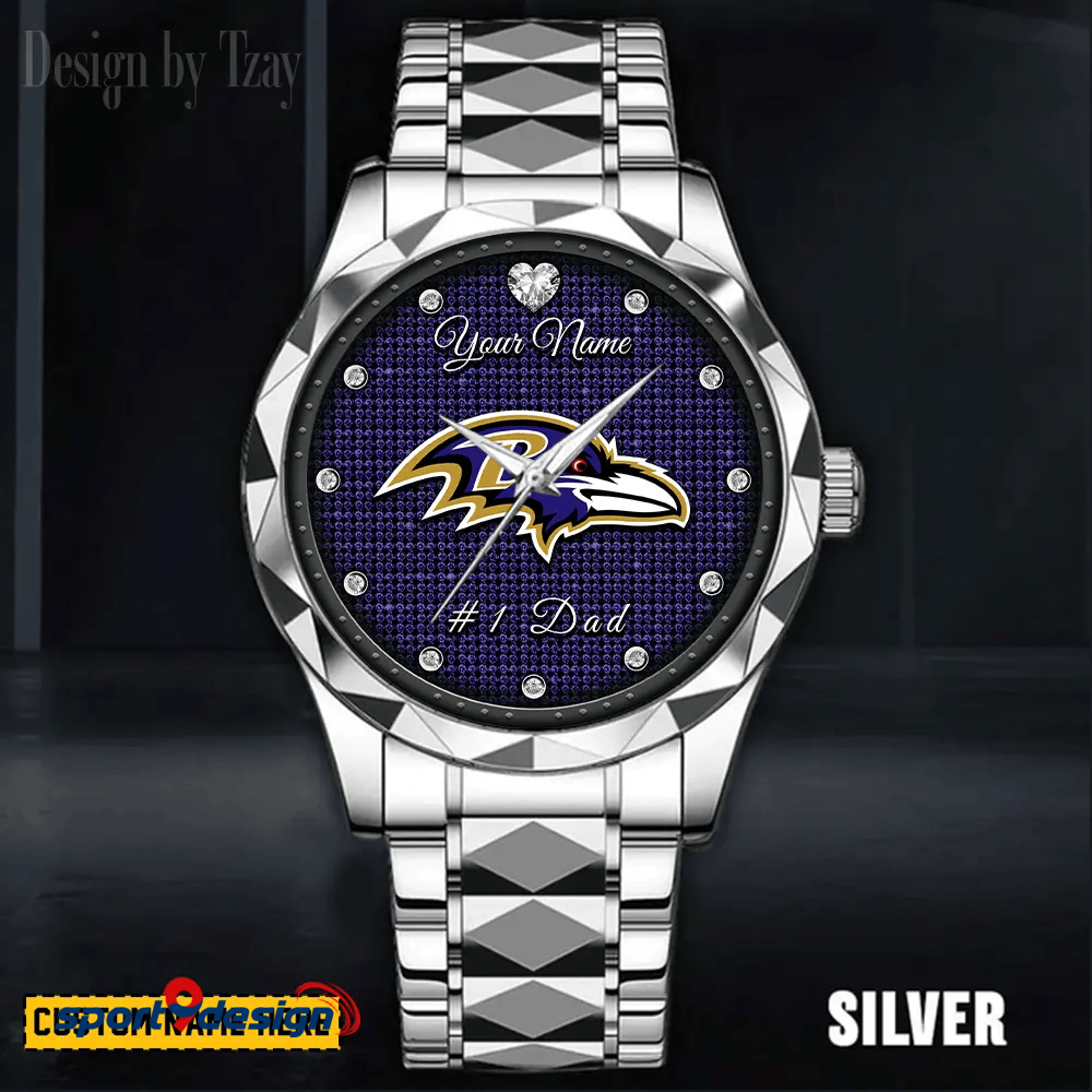BAL #1 Dad Luxury Diamond Watch Father's Day Gift