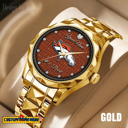 DB #1 Dad Luxury Diamond Watch Father's Day Gift