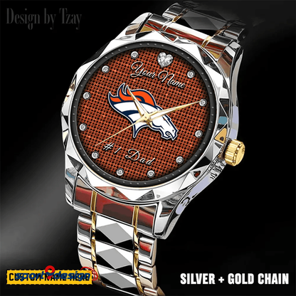 DB #1 Dad Luxury Diamond Watch Father's Day Gift