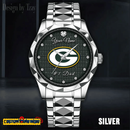 GBP #1 Dad Luxury Diamond Watch Father's Day Gift
