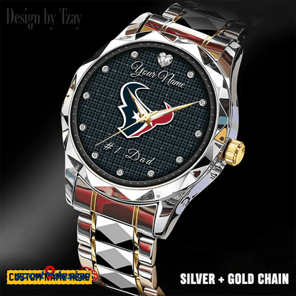 HT #1 Dad Luxury Diamond Watch Father's Day Gift