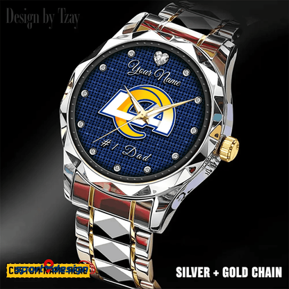 LAR #1 Dad Luxury Diamond Watch Father's Day Gift