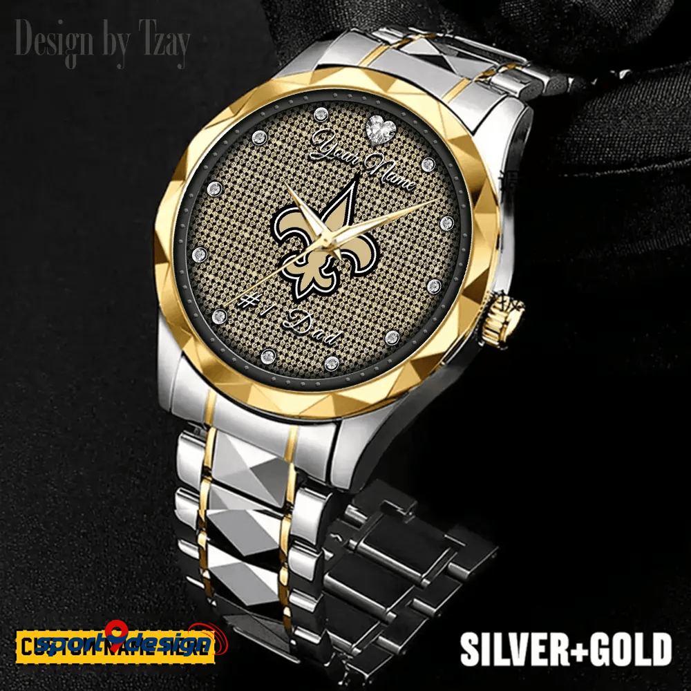 NOS #1 Dad Luxury Diamond Watch Father's Day Gift