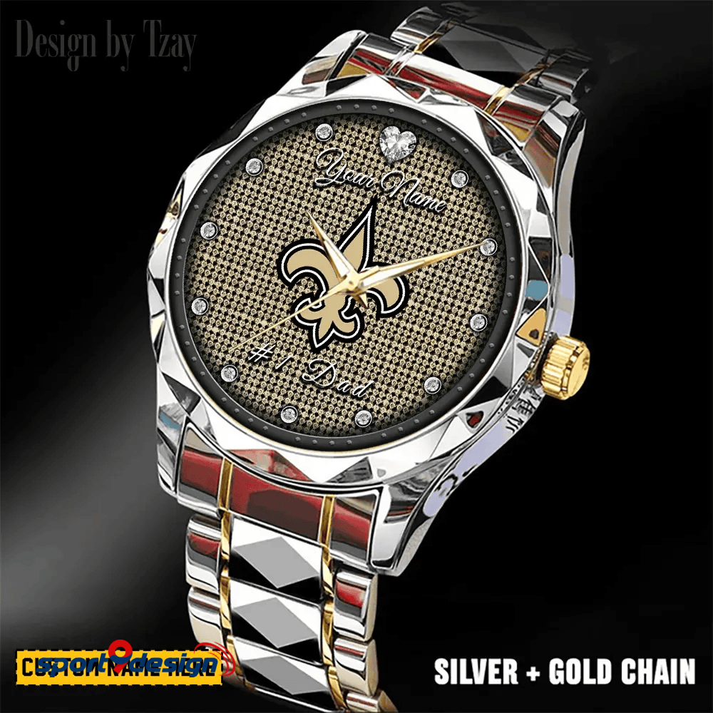 NOS #1 Dad Luxury Diamond Watch Father's Day Gift