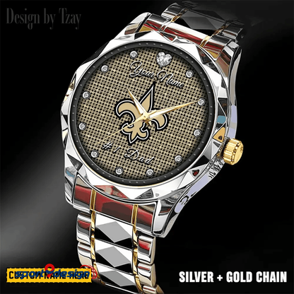 NOS #1 Dad Luxury Diamond Watch Father's Day Gift