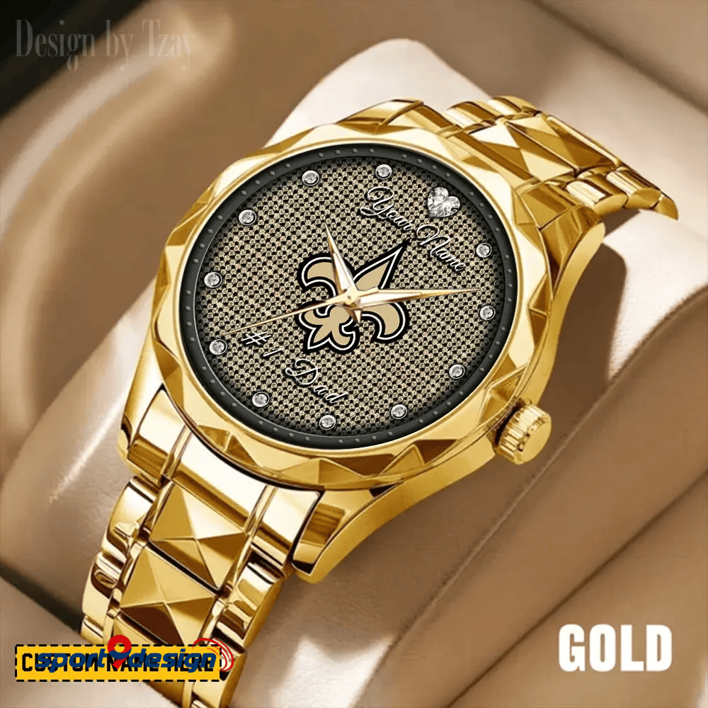 NOS #1 Dad Luxury Diamond Watch Father's Day Gift