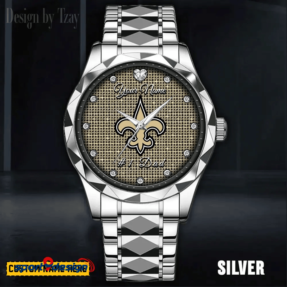 NOS #1 Dad Luxury Diamond Watch Father's Day Gift