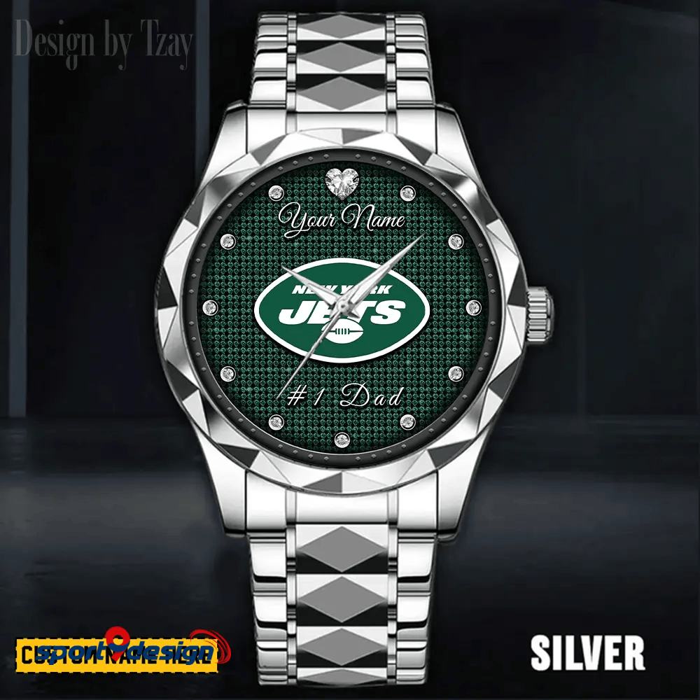 NYJ #1 Dad Luxury Diamond Watch Father's Day Gift