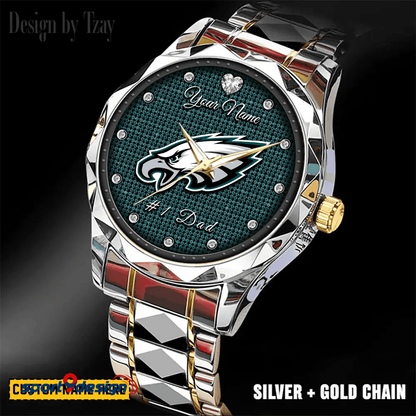 PE #1 Dad Luxury Diamond Watch Father's Day Gift