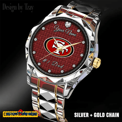 SF #1 Dad Luxury Diamond Watch Father's Day Gift