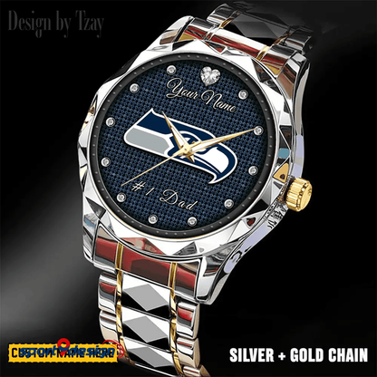 SEA #1 Dad Luxury Diamond Watch Father's Day Gift