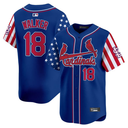 Men's St. Louis Cardinals 2025 Independence Day Vapor Premier Limited Jersey V2 - All Stitched