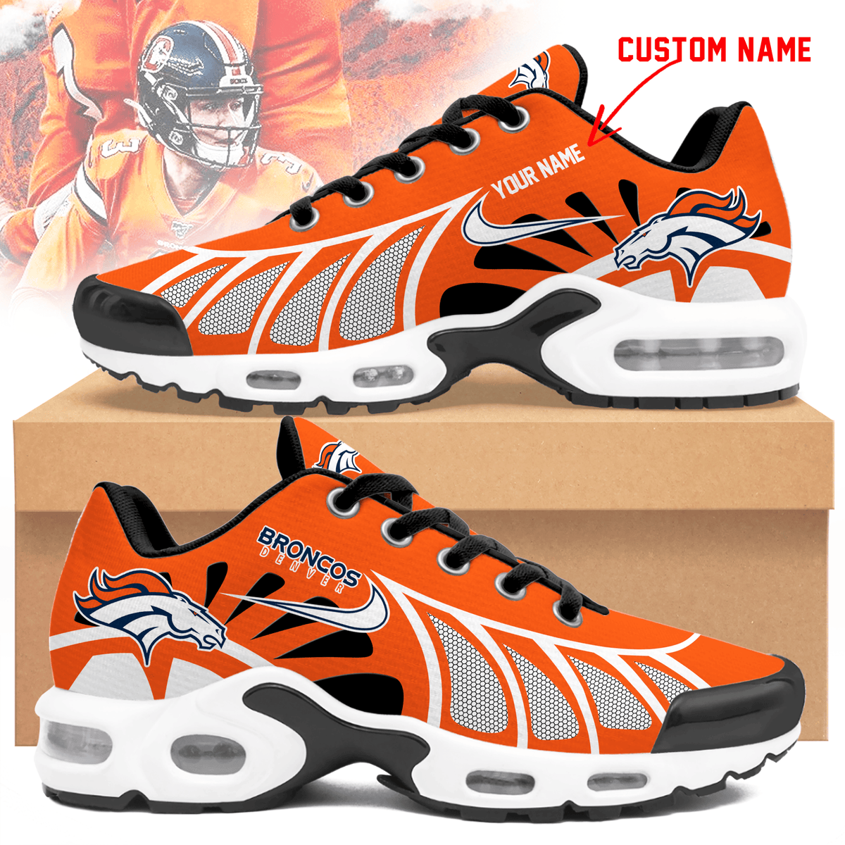 Denver Broncos | Personalized Air Max Shoes Limited Edition TD 050625