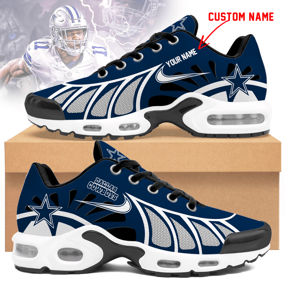 Dallas Cowboys | Personalized Air Max Shoes Limited Edition TD 050625
