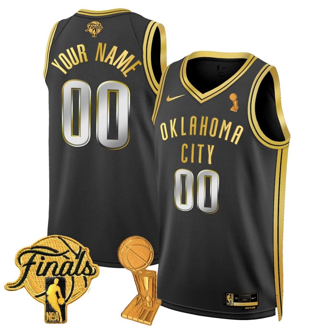 Men's OKC Thunder 24/25 Jersey - Trophy + Final Patch