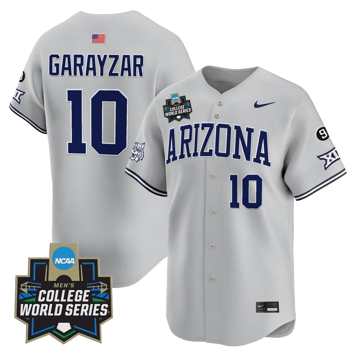 Men's Arizona Wildcats 2025 World Series Vapor Premier Limited Jersey - All Stitched