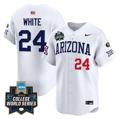 Men's Arizona Wildcats 2025 World Series Vapor Premier Limited Jersey - All Stitched