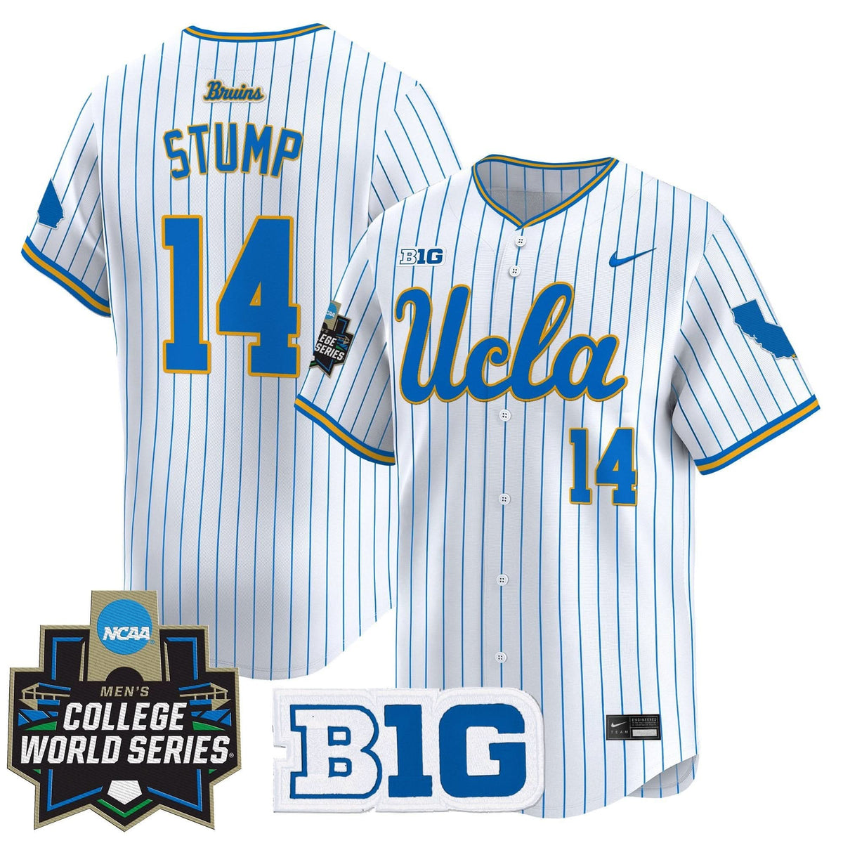 Men's UCLA Bruins 2025 World Series Vapor Premier Limited Jersey - All Stitched
