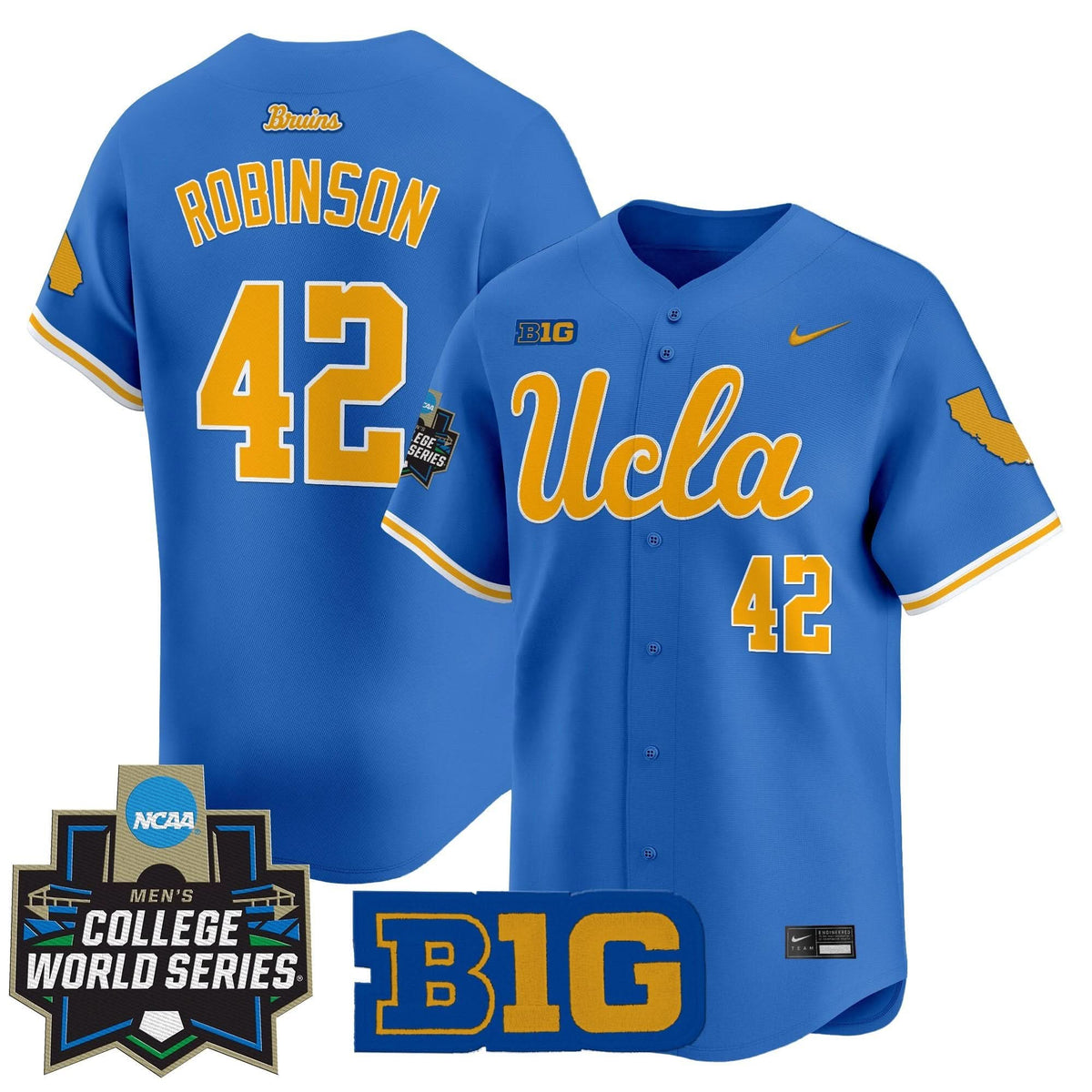 Men's UCLA Bruins 2025 World Series Vapor Premier Limited Jersey - All Stitched